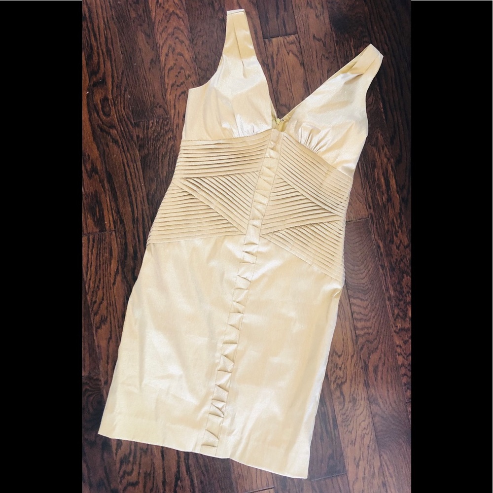Nicole Miller Gold Dress